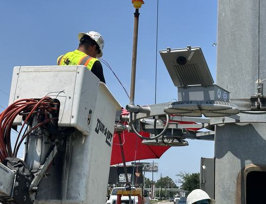 Wiring a high-mast ring
