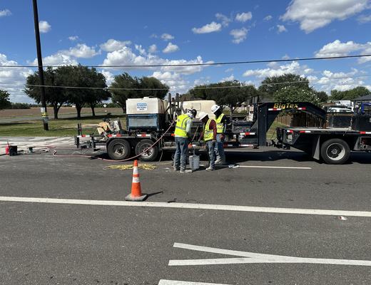 Loop installation crew