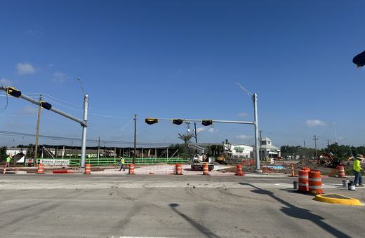 New mast arm intersection